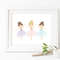 Ballerina print nursery - Girls room wall decor - Ballerina printable - Ballerina gifts - Watercolor Ballerina wall art - Ballerina Poster.jpg