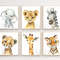 Safari baby animal prints - Safari Animal prints - Watercolor animal prints - Safari nursery decor - Safari Jungle animals - Baby nursery.jpg