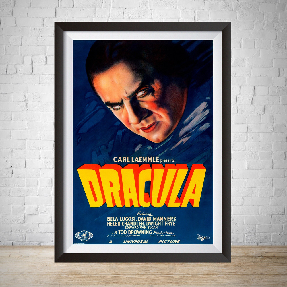 Dracula Movie Poster 1931 Vintage Movie Poster Poster Wall Art Home Decor Horror Film Horror Movie Universal Studios Retro Movie Bedroom.jpg