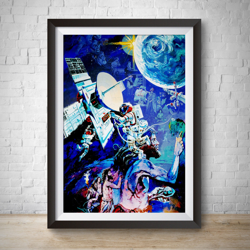 Epcot Vintage Epcot Mural Spaceship Earth Poster Disney World Vintage Disney Print Disney Magic Kingdom Poster Epcot Center Wall Art.jpg