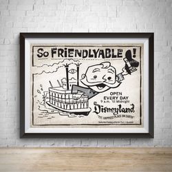 friendlyable disneyland disneyland vintage disney world vintage disney print poster date nite disney vintage date night