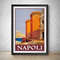 Napoli Naples Vintage Travel Poster 1920 Vintage Advertisement Hand Drawn Poster Wall Art Italy Travel Home Decor Home Art Kids Bedroom.jpg