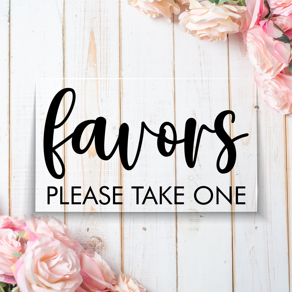 Party Favors Elegant Acrylic Wedding Sign Minimalist Clear Glass Table Sign Wedding Reception Signage.jpg