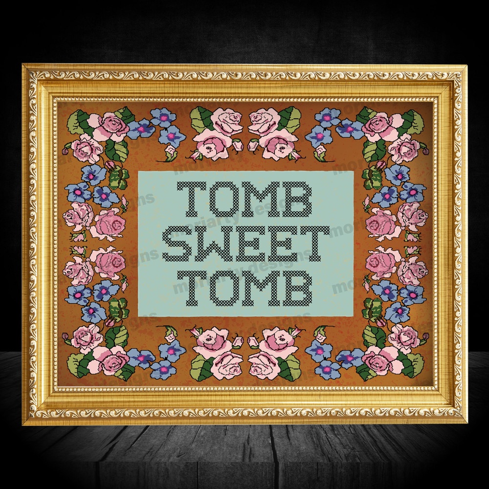 Tomb Sweet Tomb Haunted Mansion Attraction Poster, Disney World Vintage Disney Print Disney Disney World Poster WDW Haunted Mansion.jpg