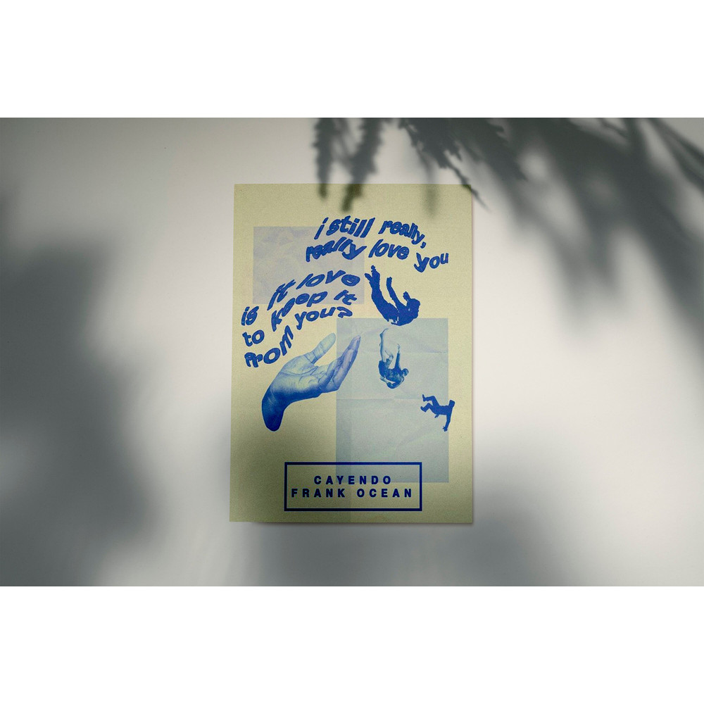 Frank Ocean Aesthetic Vintage Print Art, Album Cover Polaroid Poster, Album Wall Art, Room Decor, Retro Music Gift, Christmas Room Decor.jpg