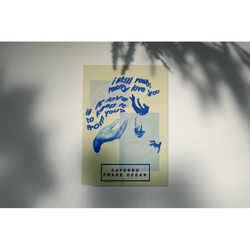 Frank Ocean Aesthetic Vintage Print Art, Album Cover Polaroid Poster, Album Wall Art, Room Decor, Retro Music Gift, Christmas Room Decor.jpg