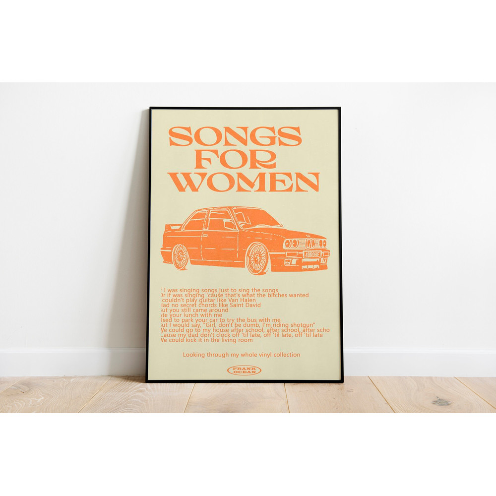 Frank Ocean Custom Vintage Print Art, Album Cover Polaroid Poster, Album Wall Art, Room Decor, Retro Music Gift, Christmas Room Decor.jpg