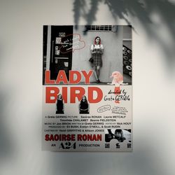 lady bird films poster, film canvas, album wall art, modern home room poster, modern poster, home decor, retro vintage m