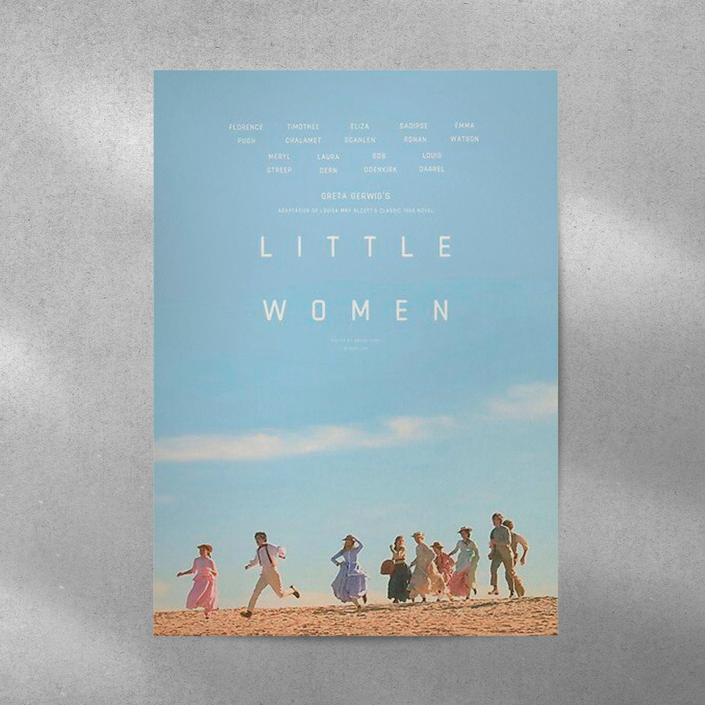 Little Woman Films Poster, Film Canvas, Album Wall Art, Modern Home Room Poster, Modern Poster, Home Decor, Retro Vintage Movie Poster.jpg