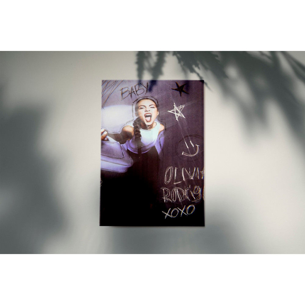 Olivia Rodrigo Music Tour Album Print, Vintage Album Printed Art, Song Lyrics Poster Retro Music Lover Decor, Music Wall Art, Gift For Her.jpg