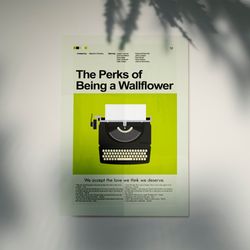 perks retro films poster, film canvas, album wall art, modern home room poster, modern poster, home decor, retro vintage