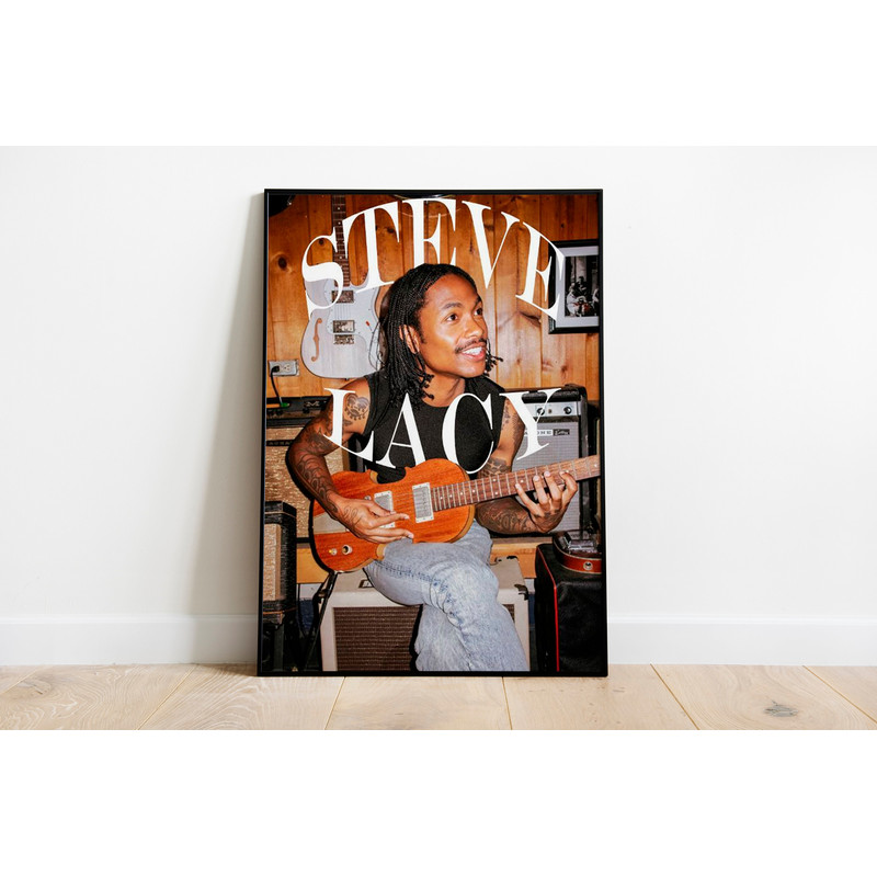 Steve Lacy Hip Hop Music Band Print Art, Rap Music Album Cover Polaroid Poster, Retro Album Wall Art, Retro Music Gift,Christmas Room Decor.jpg