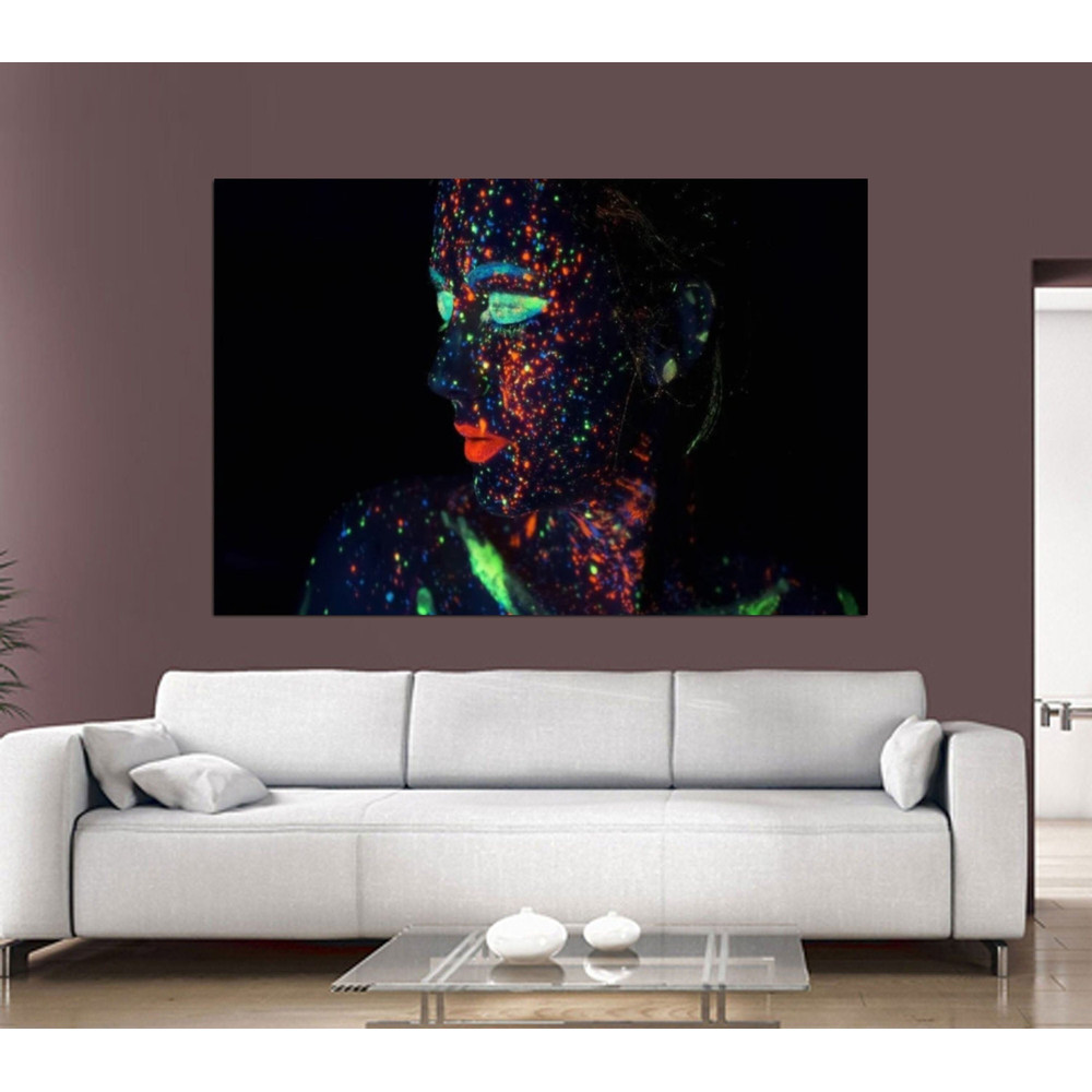 African American Art,Afro Woman Canvas Wall Art Print,Female Wall Art,Pop Art,Extra Large Wall Art,Modern Home Wall Decor,Bedroom Wall Art 3.jpg