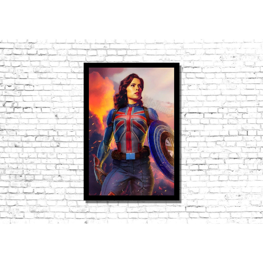 Agent Carter Poster, Marvel's Captain Carter Movie Poster, Strong Women Poster, Captain America Canvas, Movie Posters, Avengers Women Hero,.jpg