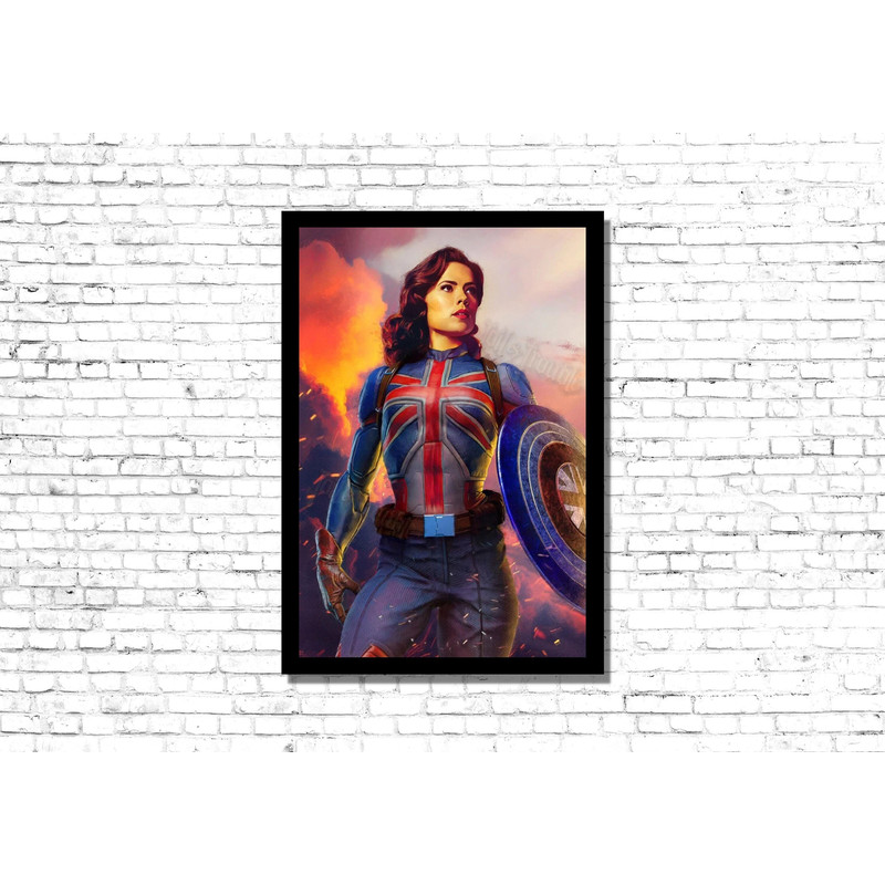 Agent Carter Poster, Marvel's Captain Carter Movie Poster, Strong Women Poster, Captain America Canvas, Movie Posters, Avengers Women Hero,.jpg