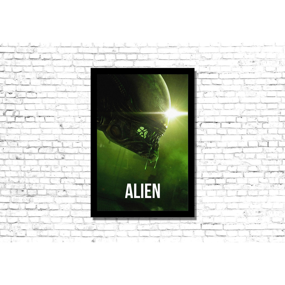 Alien Wall Arts, Alien Movie Art Poster, Alien Movie Canvas ,Alien Paint, Wall Decors, Home Decor, Movie Poster, Movie Canvas, Classic Movie.jpg