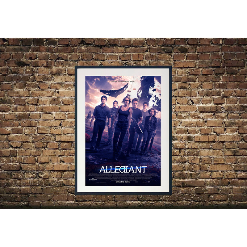 Allegiant Movie Art, Allegiant Movie Poster, Allegiant Movie Canvas ,Wall Decor, Home Decor, Movie Canvas, Classic Movie,Classic Movie Print.jpg