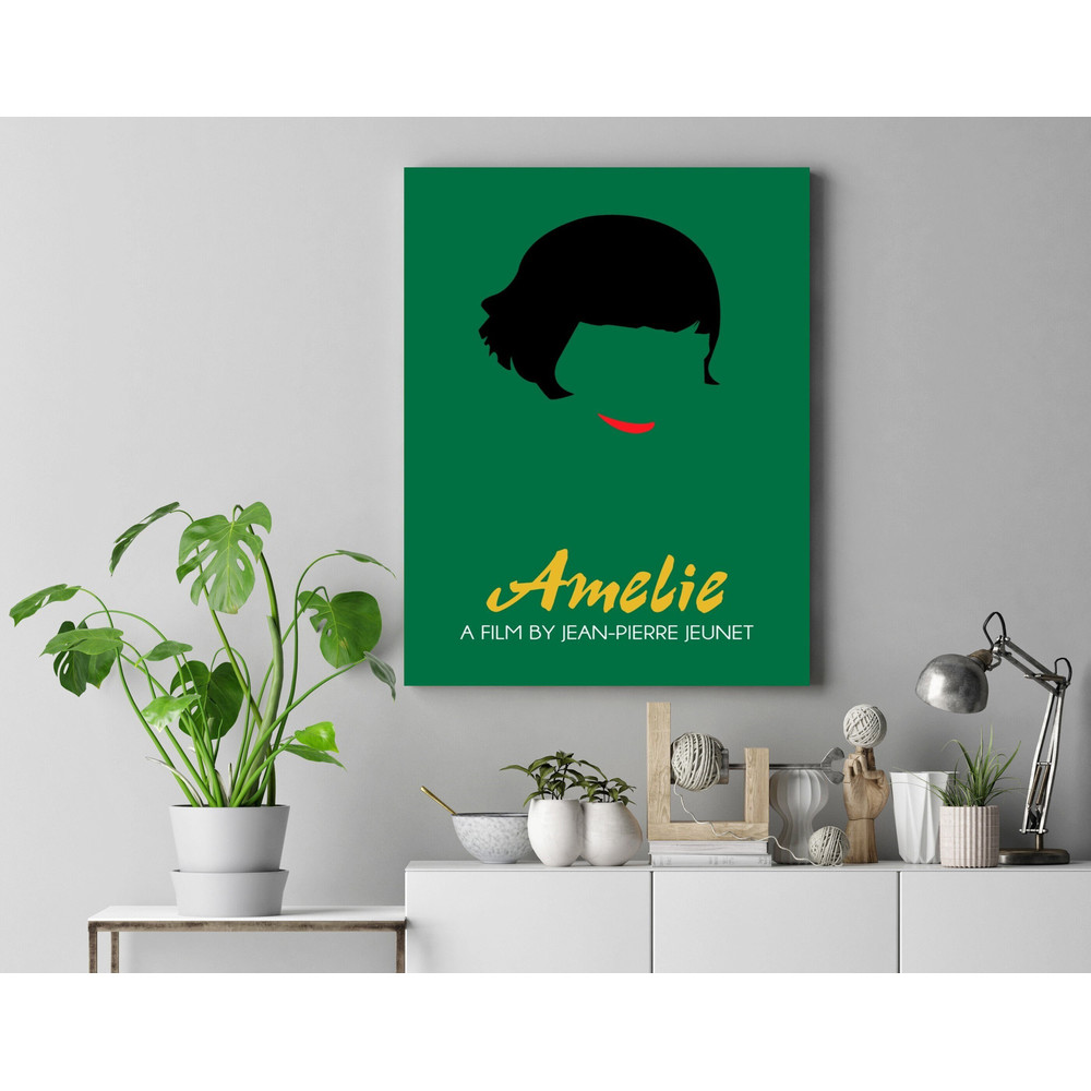 Amelie Movie Art Poster, Amelie Movie Canvas , Wall Decors, Home Decor, Movie Poster, Wall Art, Gift For Kids, Kids Room Decor, Movie Art.jpg