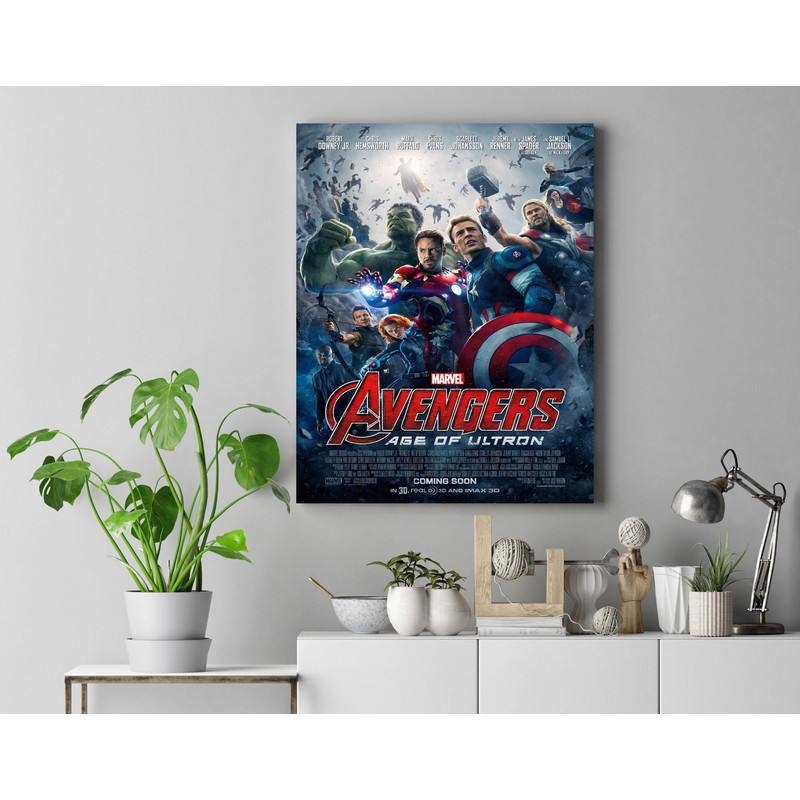 Avengers Age of ultron Movie Art Poster, Avengers Movie Canvas Art,Canvas Print, Wall Decors, Home Decor, Movie Posters,Trendy movie Poster.jpg