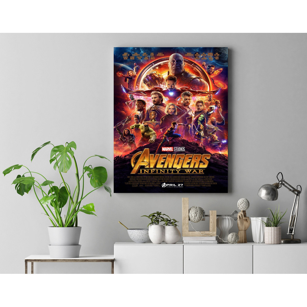 Avengers Infinity War Movie Art Poster, Avengers Movie Canvas Art, Canvas Print, Wall Decors, Home Decor, Movie Posters,Trendy movie Poster.jpg