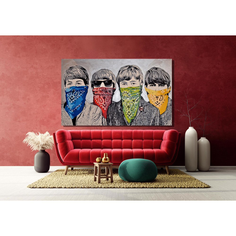 Banksy Graffiti Poster Print, Modern Street Graffiti, Canvvas Wall Art, Banksy Poster Print,Canvas Decor, Beatles Poster Print, Graffiti Art.jpg