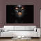 Black And Gold Wall Decor African Woman Canvas Female Model Canvas African Wall Art Black Woman Print African Home Decor Bodypainting Canvas 1.jpg