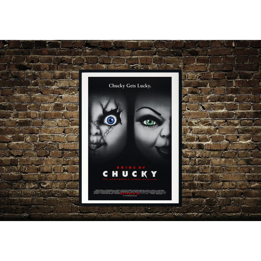 Bride Of Chucky Movie Poster, Chucky Movie Canvas, Bride Of Chucky, Wall Decor, Home Decor, Movie Poster, Wall Print, Horror Movie Poster.jpg