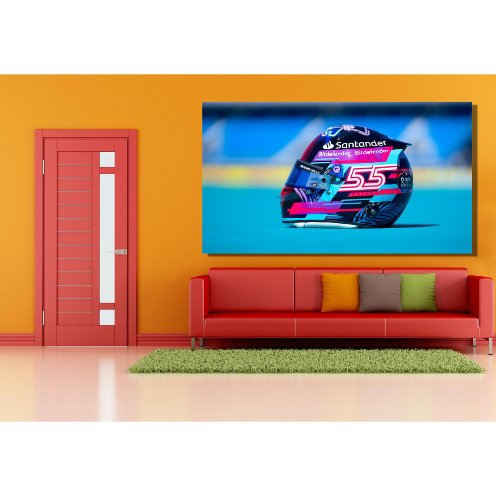 Carlos Sainz Racing Poster, F1 Grand Prix Poster Print,Carlos Sainz Wall Art, Carlos Sainz Poster, Ferrari Fan Gift, Carlos Sainz Canvas Art.jpg