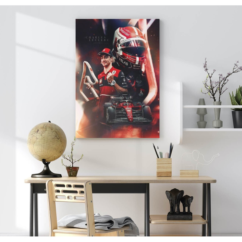 Charles Leclerc Poster , Charles Leclerc F1 Canvas Art , Ferrari Leclerc Wall Art, Formula One,F1 Grand Prix,Ferrari Fan Gift,Man Cave Decor 4.jpg