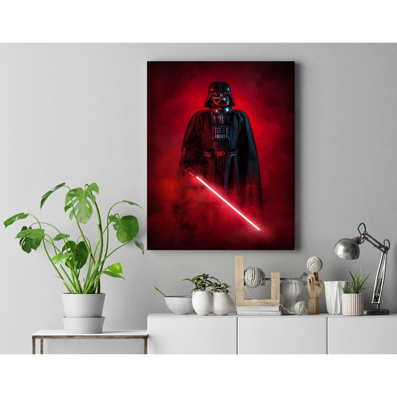 Darth Vader Canvas, Framed or Unframed, Star Wars Print, Darth Vader framed print, Darth Vader Poster, Star Wars Poster, Anakin Skywalker 1.jpg