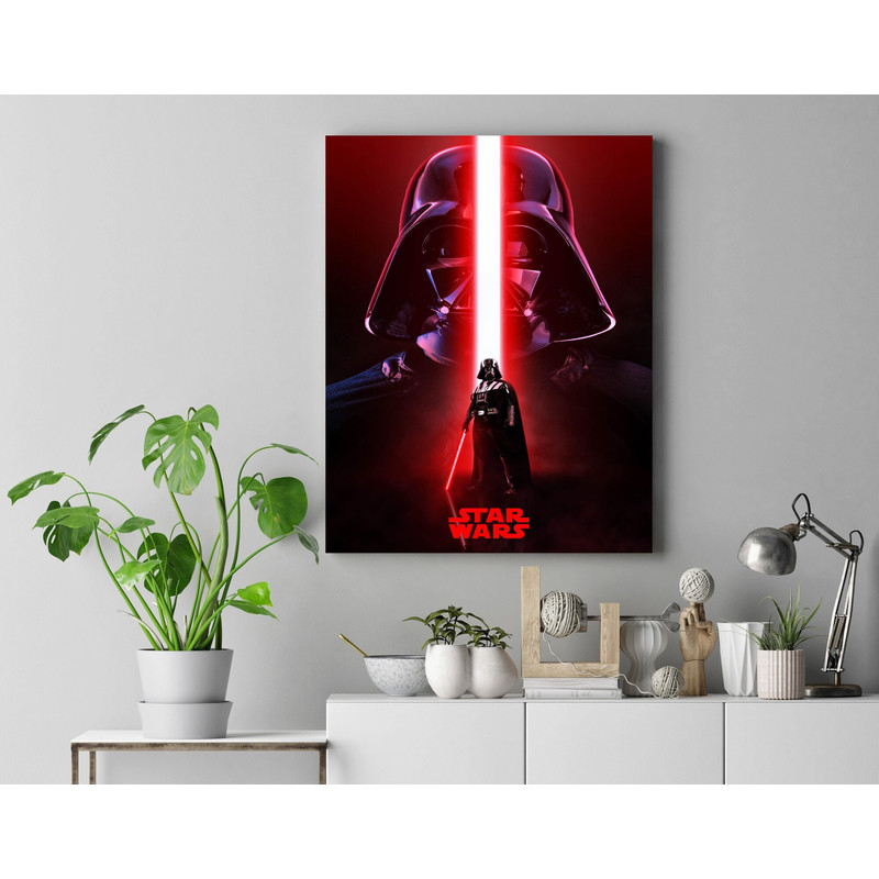 Darth Vader Canvas, Framed or Unframed, Star Wars Print, Darth Vader framed print, Darth Vader Poster, Star Wars Poster, Anakin Skywalker.jpg