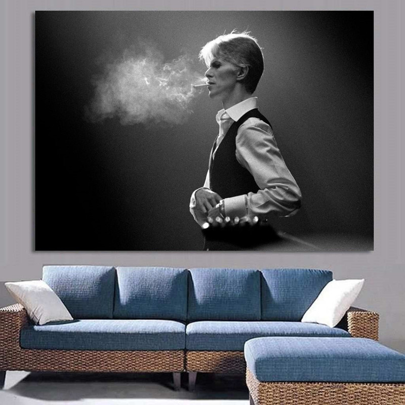 David Bowie Canvas, Singer Wall Decor, David Bowie Print, Music Fan Gift, Music Wall Art, David Bowie Poster, Pop Art, Home Wall Decoration.jpg
