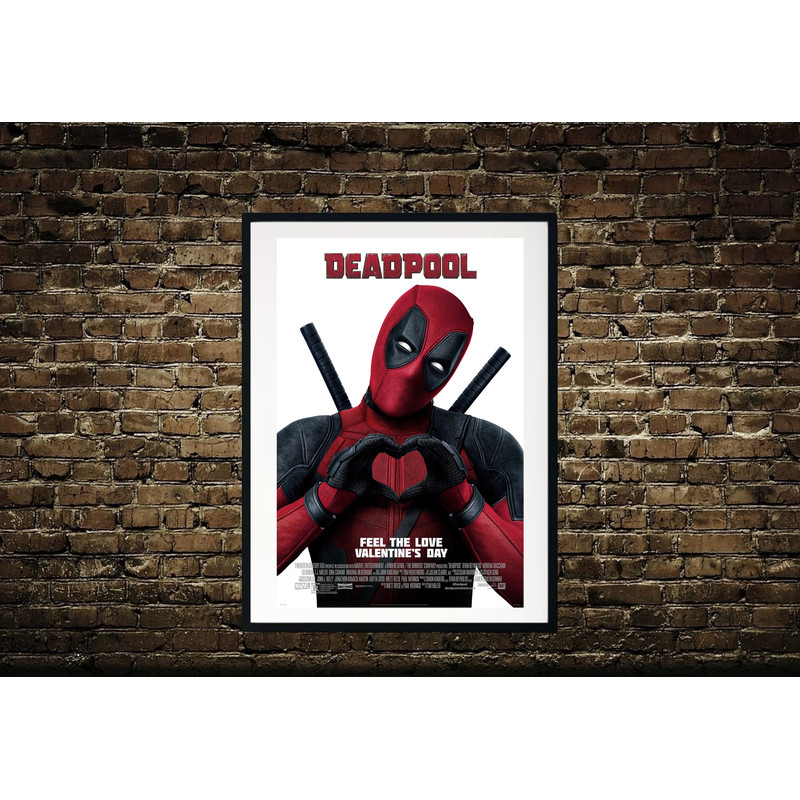 Deadpool Movie Poster, Deadpool Movie Canvas, Wall Decor,Home Decor, Movie Poster, Wall Print, Classic Movie Poster, Classic Movie Print.jpg