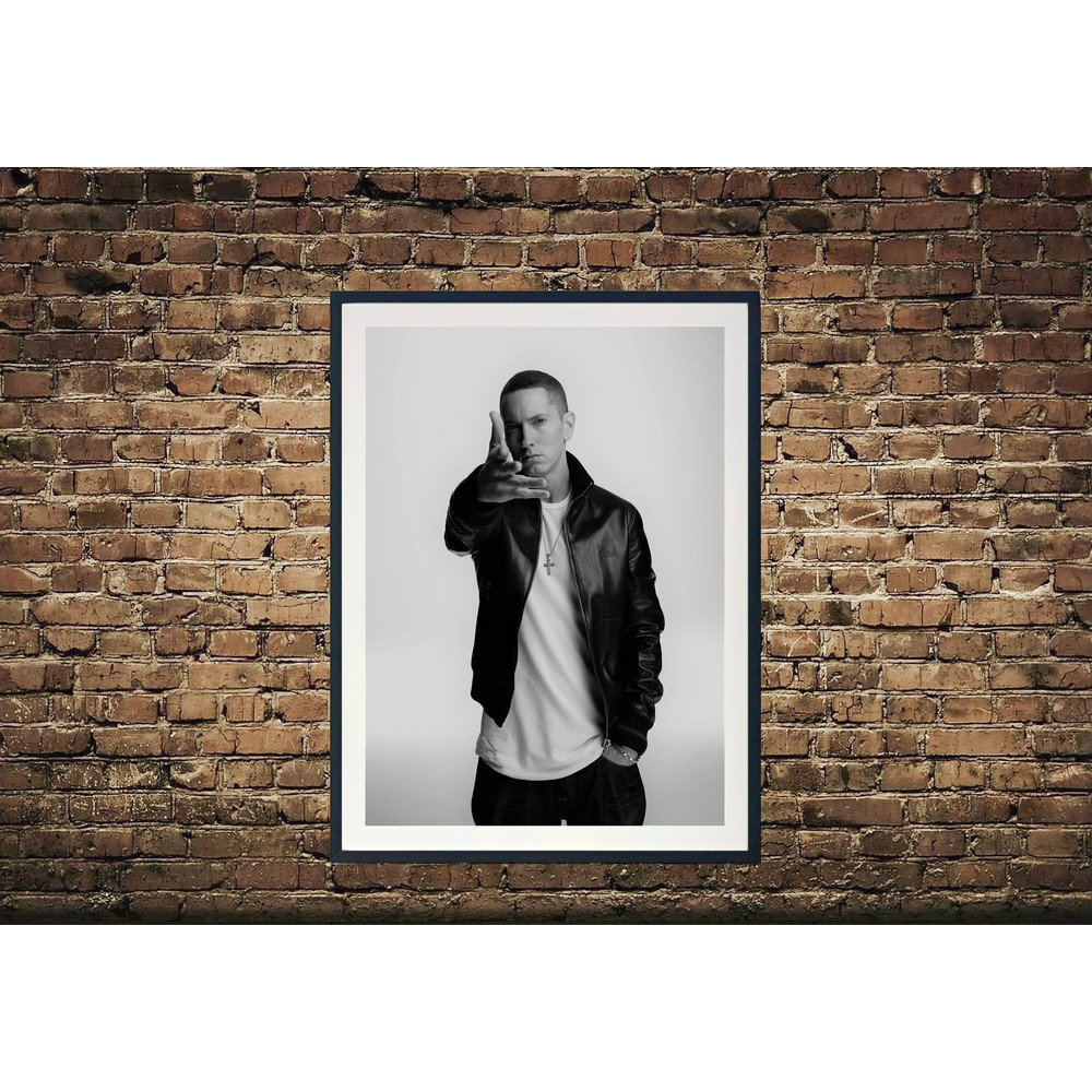 Eminem Poster Print, Eminem Canvas Wall Art, Music Poster Wall Art, Eminem Print ,Music icon art print, Rapper memorabilia, Rapper poster.jpg