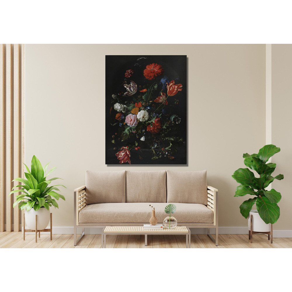 Flowers Artwork Painting Print, Jan Davidsz De Heem Poster Print, Jan Davidsz De Heem Canvas Wall Art, Flower Painting Wall Art Print Canvas.jpg