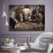 Gangsters Last Supper, Gansters Canvas Wall Art, Famous Gangsters Wall Art, Office Decor, Home Decor Art, Movie Poster, Gansters Poster 1.jpg