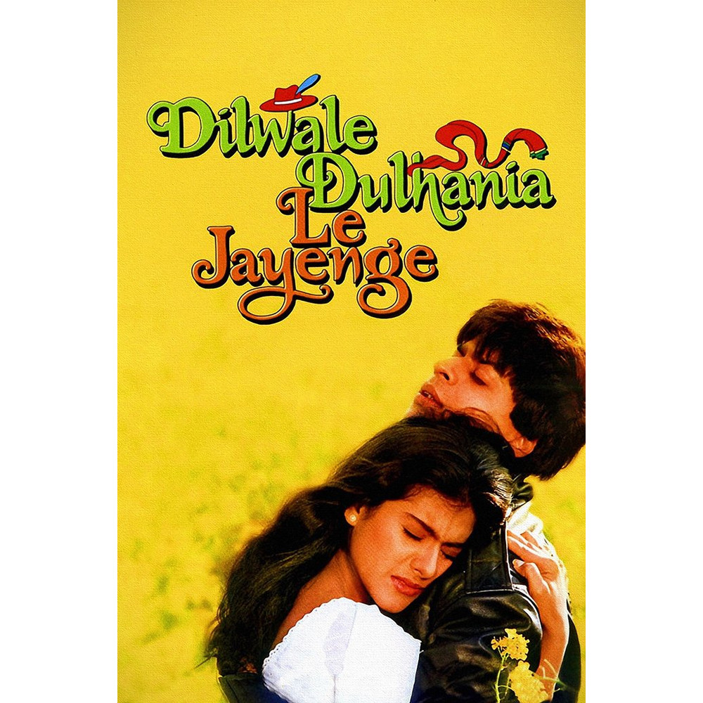 Dilwale Dulhania Le Jayenge Hindi Bollywood Indian Old Film Movie Poster 1.jpg