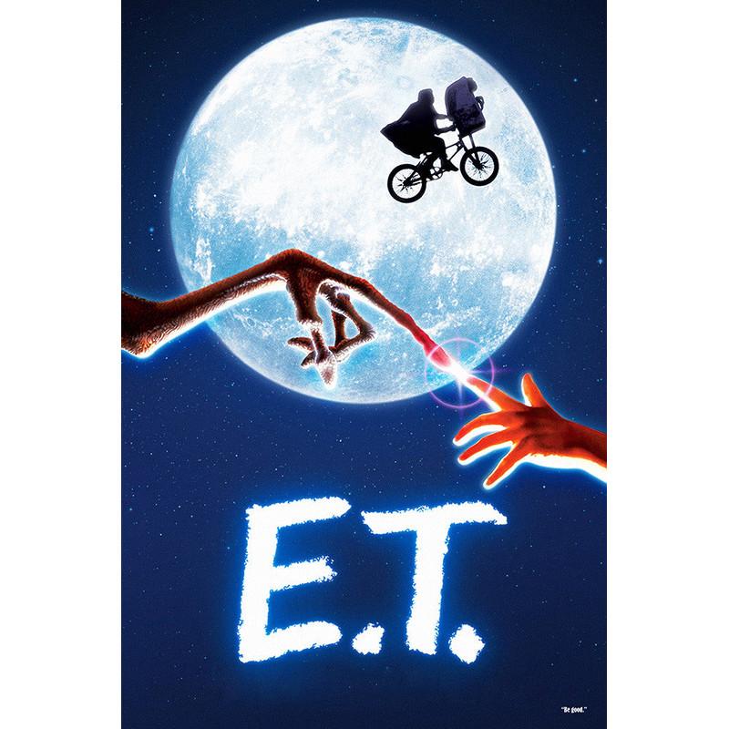 E.T. the Extra - Terrestrial Quotes Old Movie Film Poster.jpg