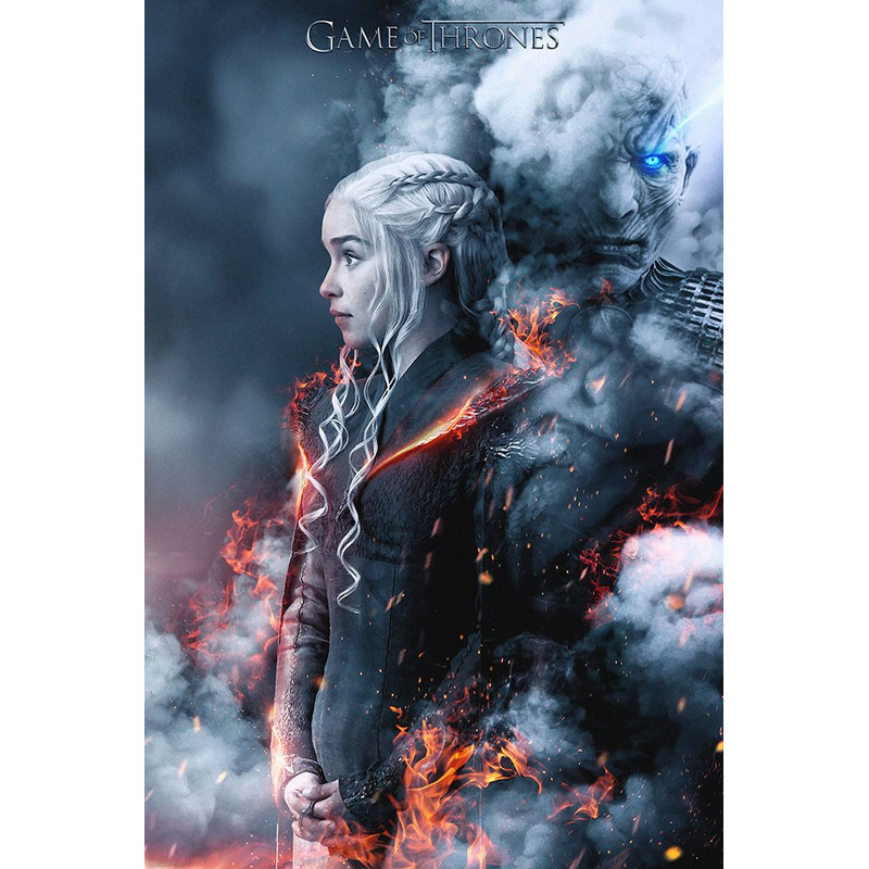 Game of Thrones Daenerys Targaryen White Walker Poster.jpg