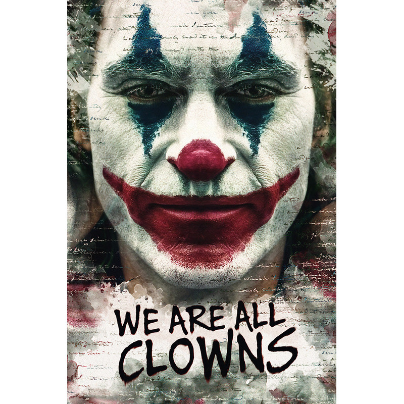 Joker 2019 We Are All Clowns Poster 1.jpg