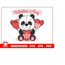 cute panda svg panda svg eps pdf file
