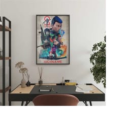 customized valorant agent poster,valorant game poster,reyna,jett,killjoy,valorant art,viper,raze,yours,home decor,game