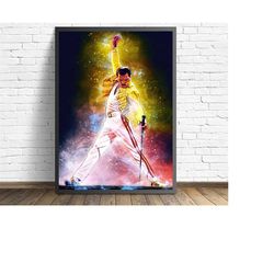 mercury celebrity poster wall art canvas painting living