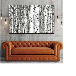 white birches tree art,birch trees print art,nature forest