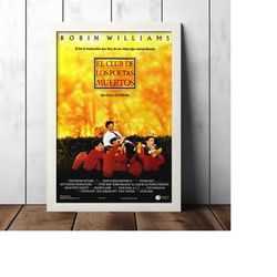 dead poets society (1989) classic movie poster -
