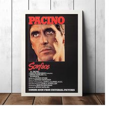 scarface (1983) classic movie poster - film fan