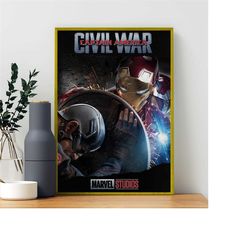 captain america: civil war movie poster 2023 film