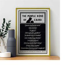 the purple rose of cairo movie poster -