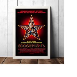 boogie nights (1997) classic movie poster - film