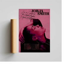 jorja smith - concert poster / room decor